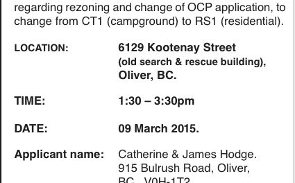 Open House set for today to discuss Apple Beach RV Park zoning