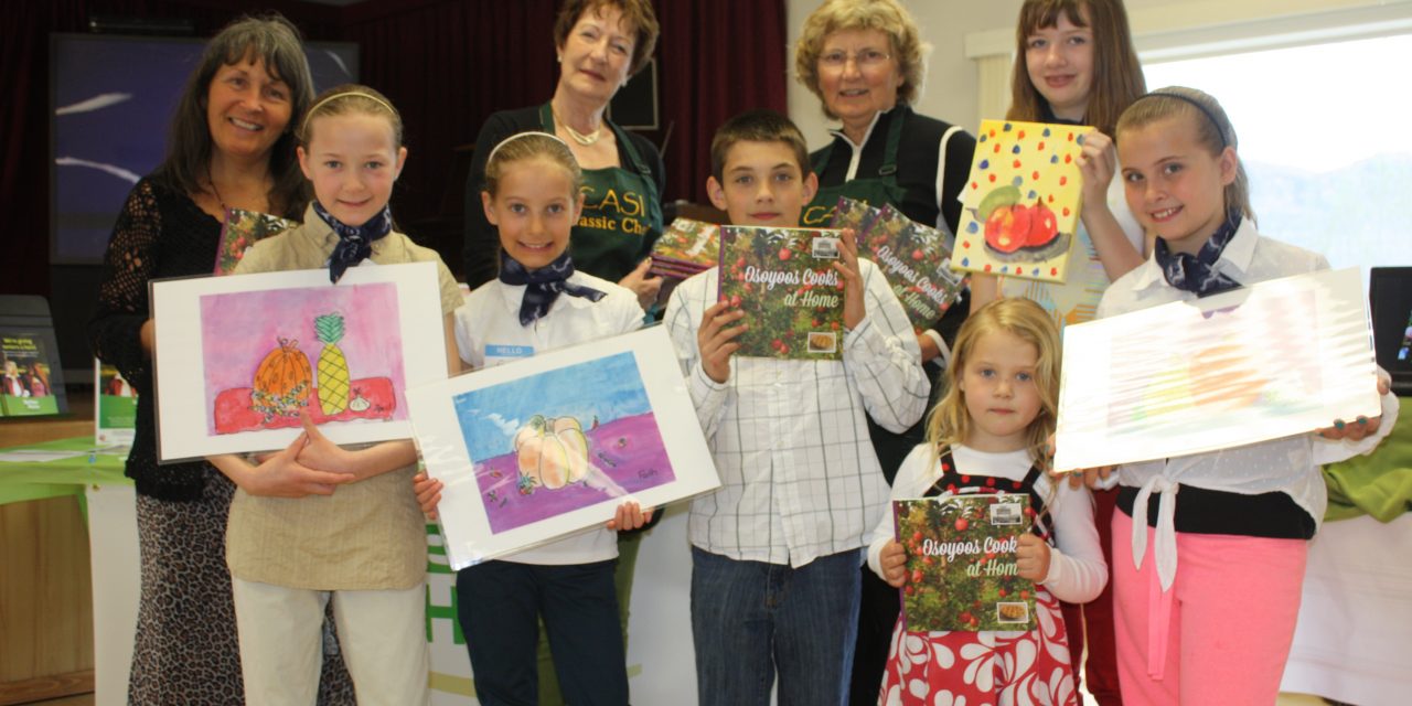 TEAMWORK FROM KIDS TO SENIORS CONTRIBUTED TO IMPRESSIVE OSOYOOS COOKS AT HOME COOKBOOK