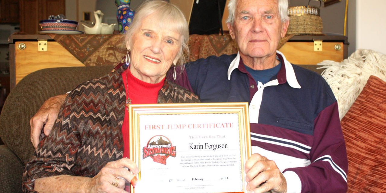 Osoyoos woman celebrates 80th birthday in grand style by skydiving for first time