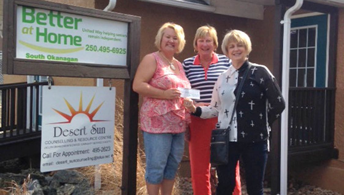 Soroptimists raise money for Desert Sun Resource and Counselling Centre Safe Home