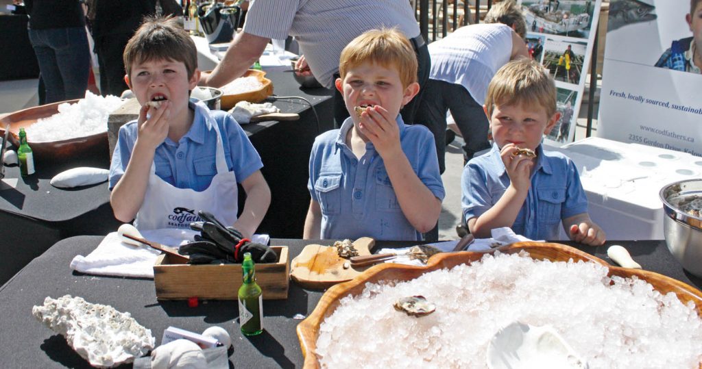 These young brothers were busy shucking and sucking at last year’s Oyster Festival. There are new events this year, all serving oysters in different ways -- along with local wines and beers if you’re old enough. The festival starts Wednesday and runs until Sunday. (Keith Lacey file photo)