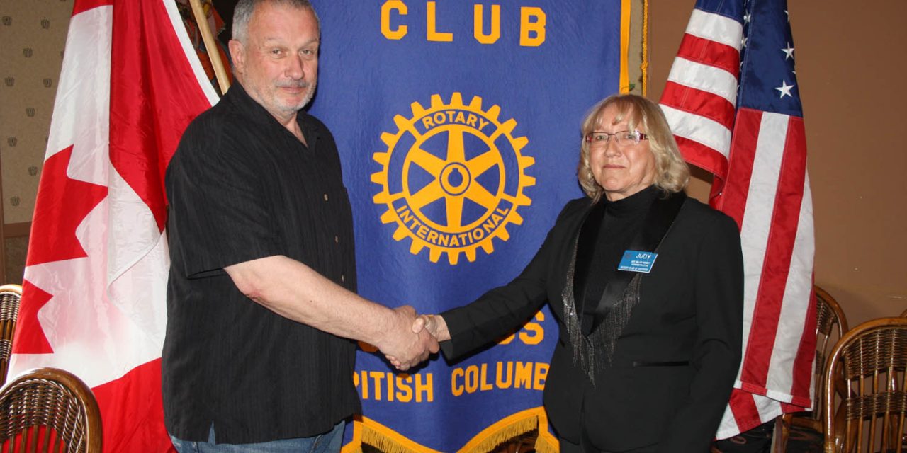 Town councillor Rhodes voices strong support for national park to Osoyoos Rotary