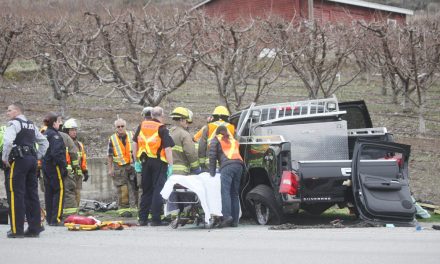 Driver extricated from truck after three-vehicle collision