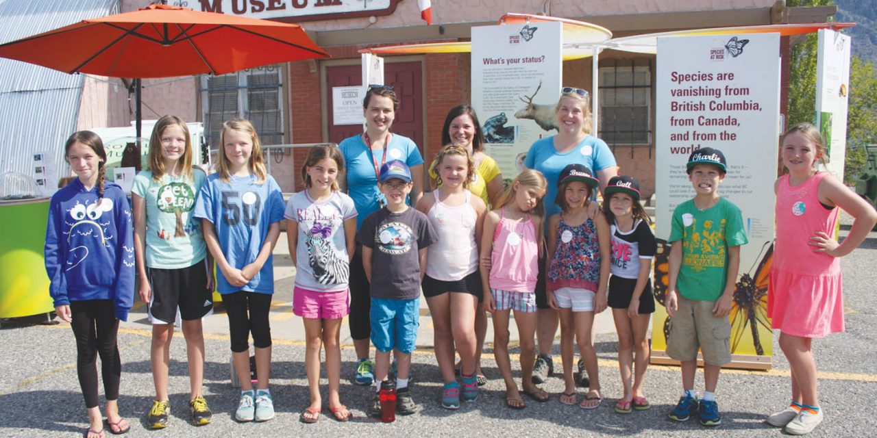 Local children excited to learn all about species at risk at unique summer camp