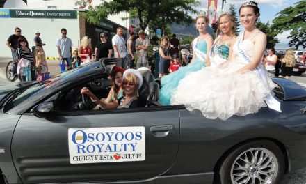 New Queen and Princesses with Osoyoos Royalty kept very busy during first month