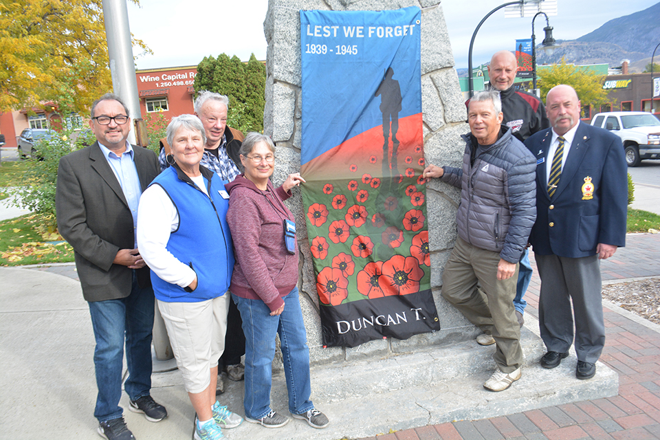 New banners show pride for Remembrance Day in Oliver