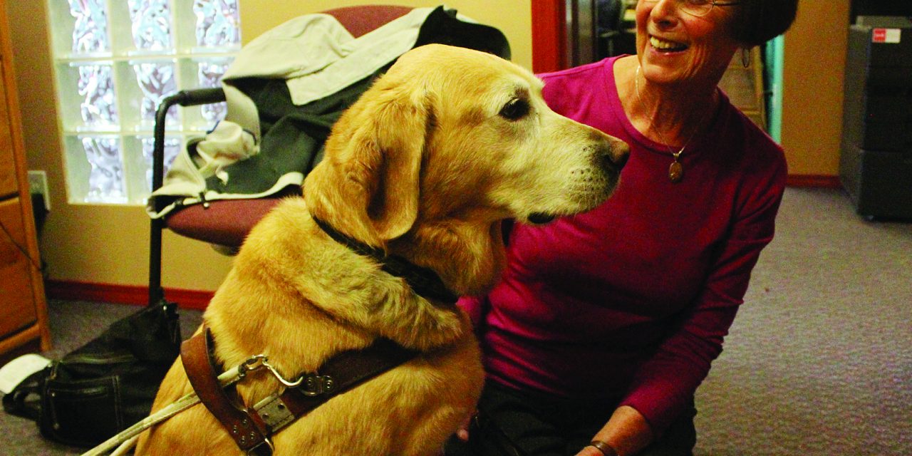 GUIDE DOG HELPS MAKE VISUALLY IMPAIRED WOMAN’S LIFE FULL AND REWARDING