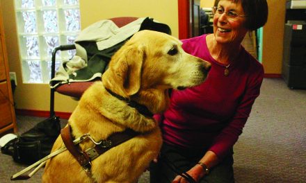 GUIDE DOG HELPS MAKE VISUALLY IMPAIRED WOMAN’S LIFE FULL AND REWARDING