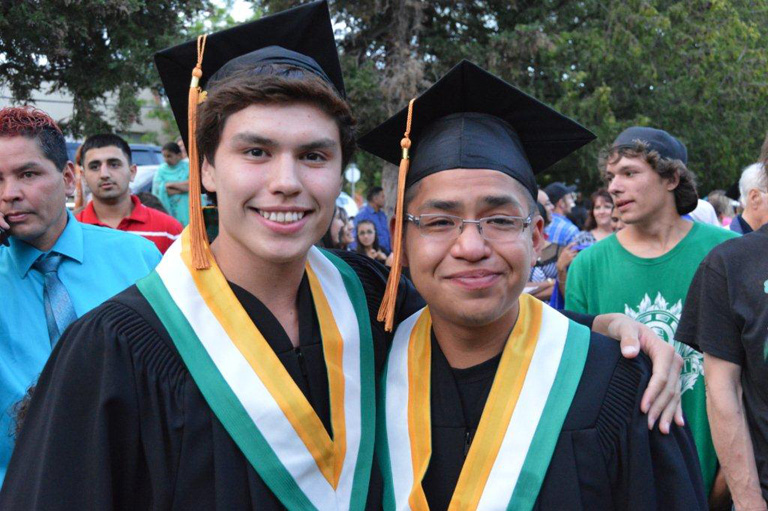 Grad leaves a strong message