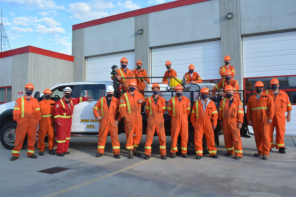 Neighbouring firefighters put new bush truck in service