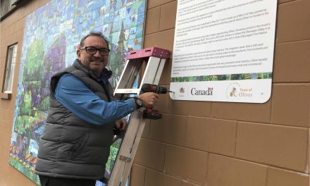 Canada 150 mural acknowledged with new recognition signage
