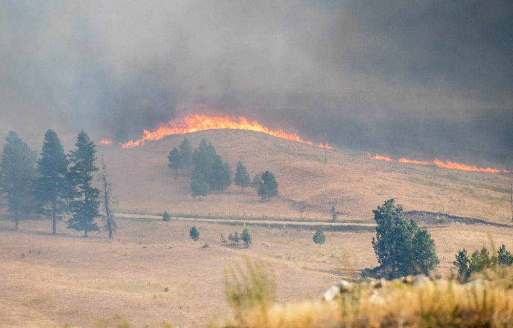 Crews busy with Rock Creek/US-Canada border fires