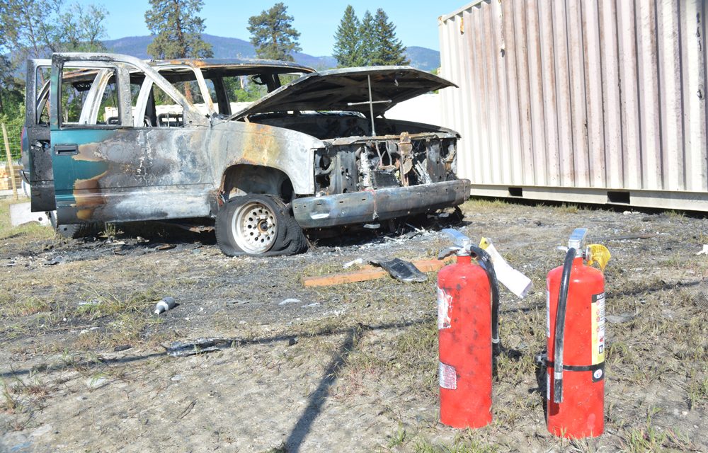 Vehicle fire not suspicious, business owner says