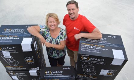 Families in need get new car seats