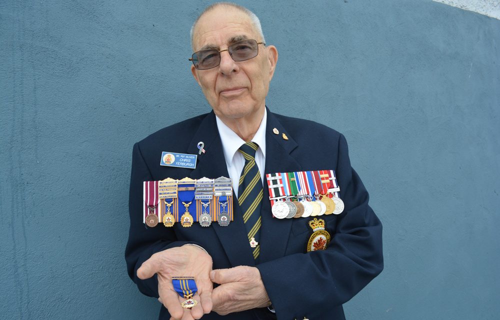 Oliver’s Yerburgh receives Meritorious Service Medal