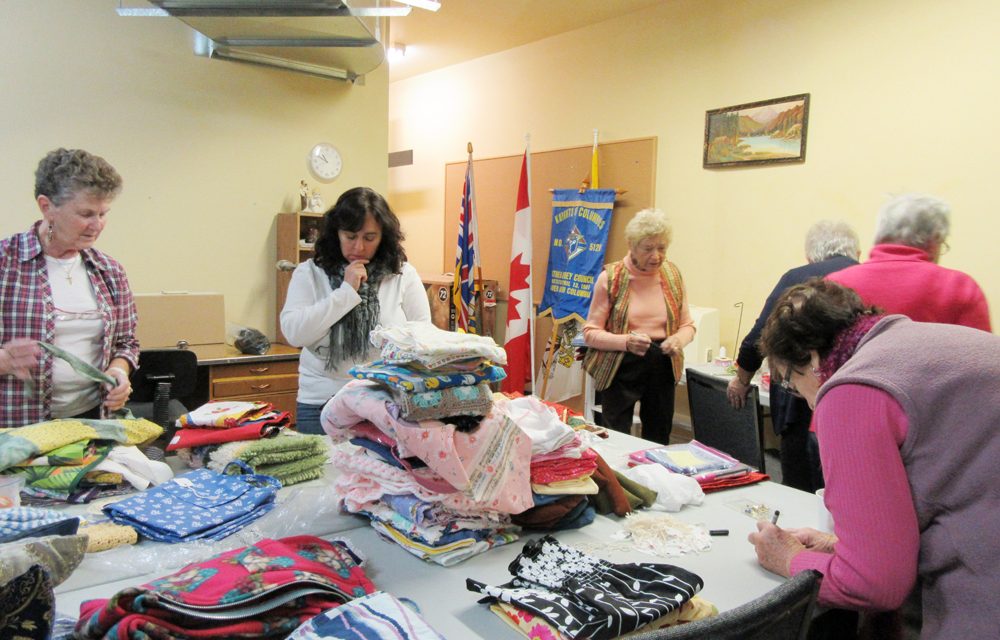 Church ladies busy preparing for Christmas Fiesta