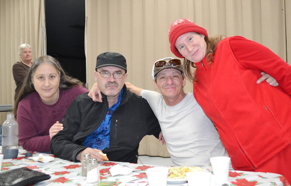 Community dinner like all in the family