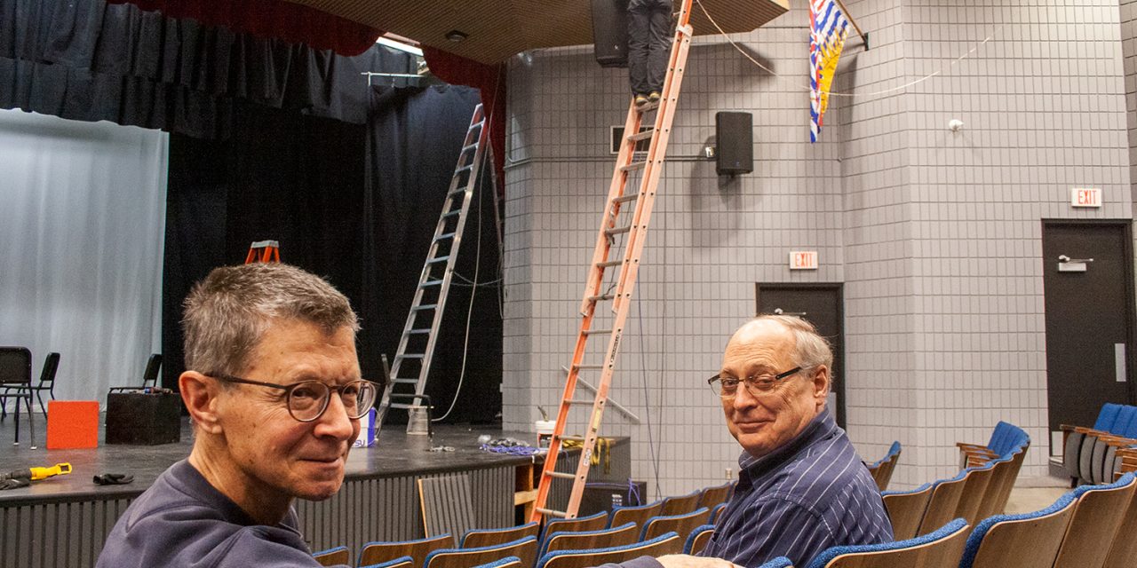 Concert Series committee donates sound upgrades to Osoyoos Community Theatre
