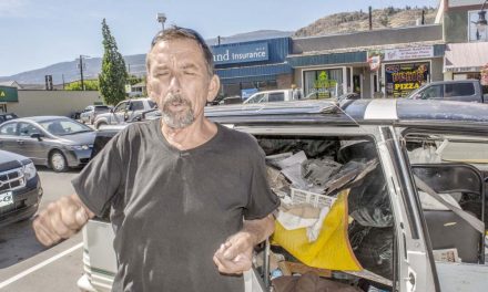Van man defends campout at lake