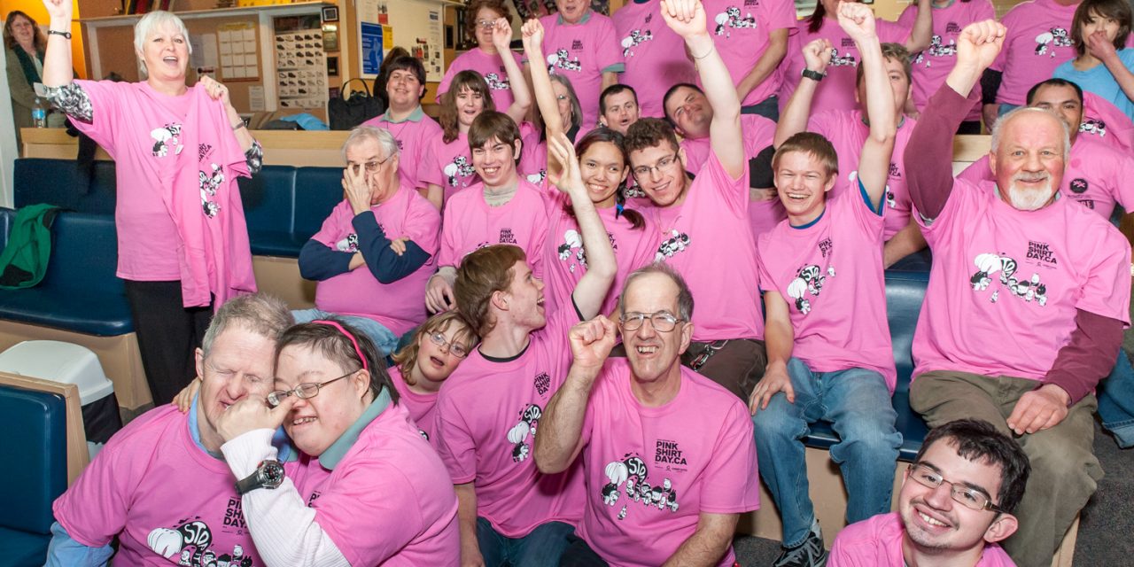 PINK SHIRTS SEND STRONG MESSAGE AGAINST BULLYING