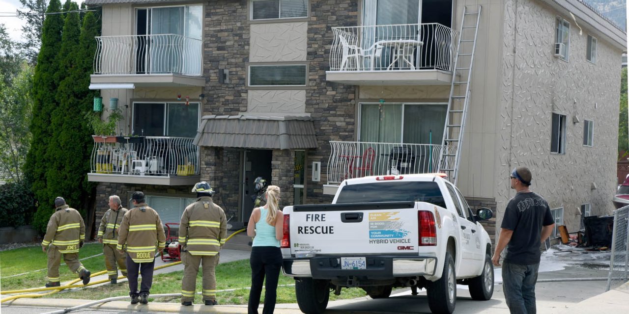 Volunteer firefighters kept very busy battling two blazes within hours of each other on Wednesday