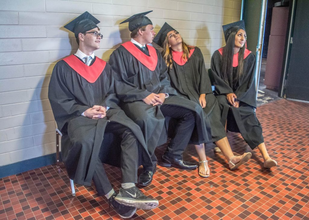 From left are Kyle McNurney, Luke Nehring, Kiana Cavalho and Nimrit Dhaliwal. (Dan Walton photo)