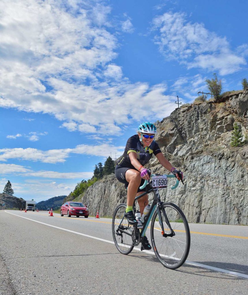 There were 3,000 cyclists who pedalled 160 kilometres last weekend, from Penticton to Oliver to Summerland and back to Penticton to be able to say they competed in the Prospera Granfondo Axel Merckx Okanagan. (Dan Walton photo)