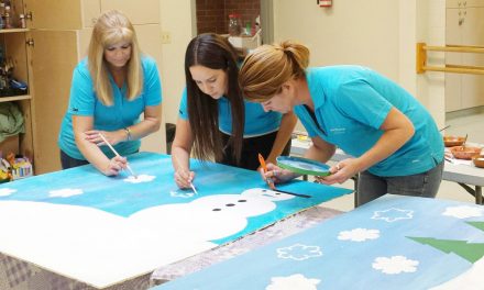 Interior Savings employees offering to get their hands dirty
