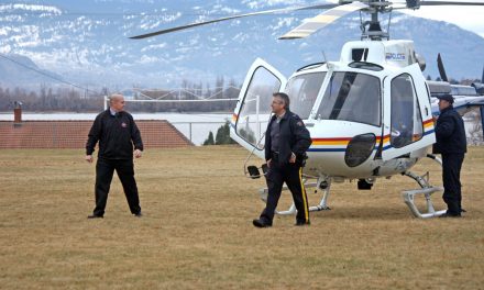 RCMP helicopter lands at elementary school as students graduate from drug awareness program