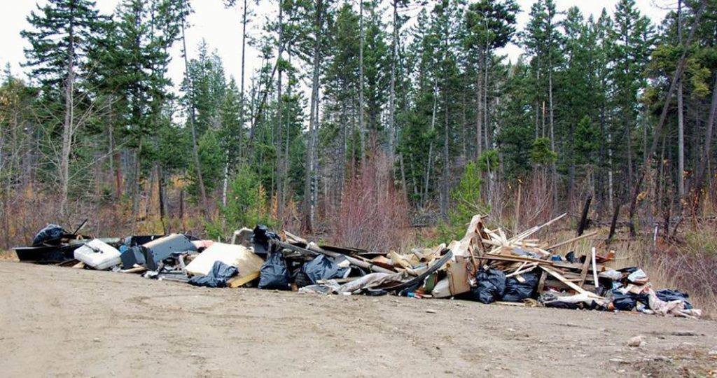 The Okanagan Forest Task Force is targeting illegal dumpsites with a new website and app. (Contributed photo)
