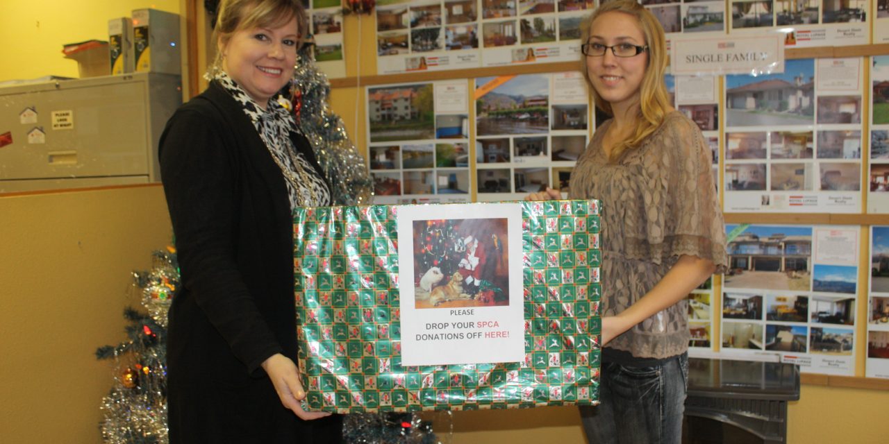 OSOYOOS REALTOR AND FAMILY CONTINUE TRADITION OF DONATING MONEY AND SUPPLIES TO AREA SPCA
