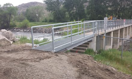 Ramps being installed on VDS 13 in Oliver