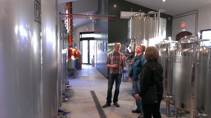 Photo day at Dubh Glas Distillery, just north of Oliver at Gallagher Lake