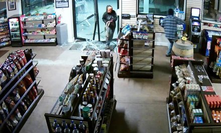 Police search for three suspects in brazen break-in