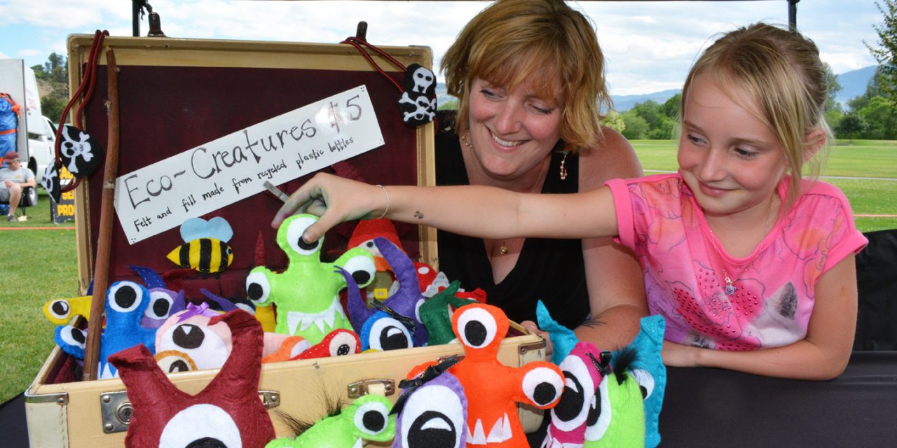 Oliver’s community park features local artisans
