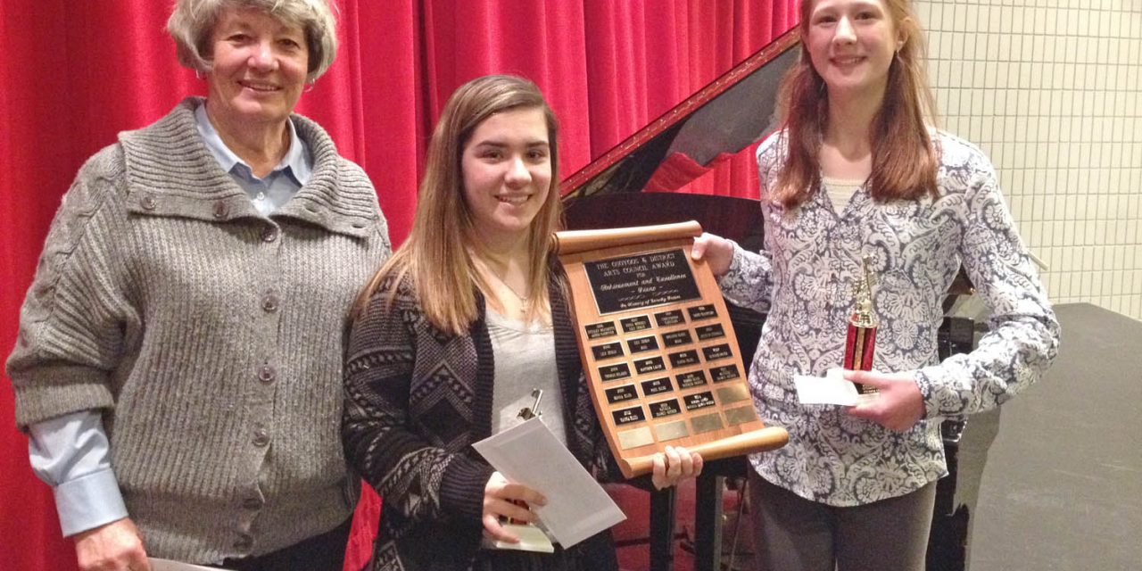 Pair of talented Osoyoos teenage piano students win prestigious Dorothy Fraser scholarship awards
