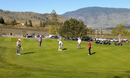 Great night to golf at Fairview Mountain