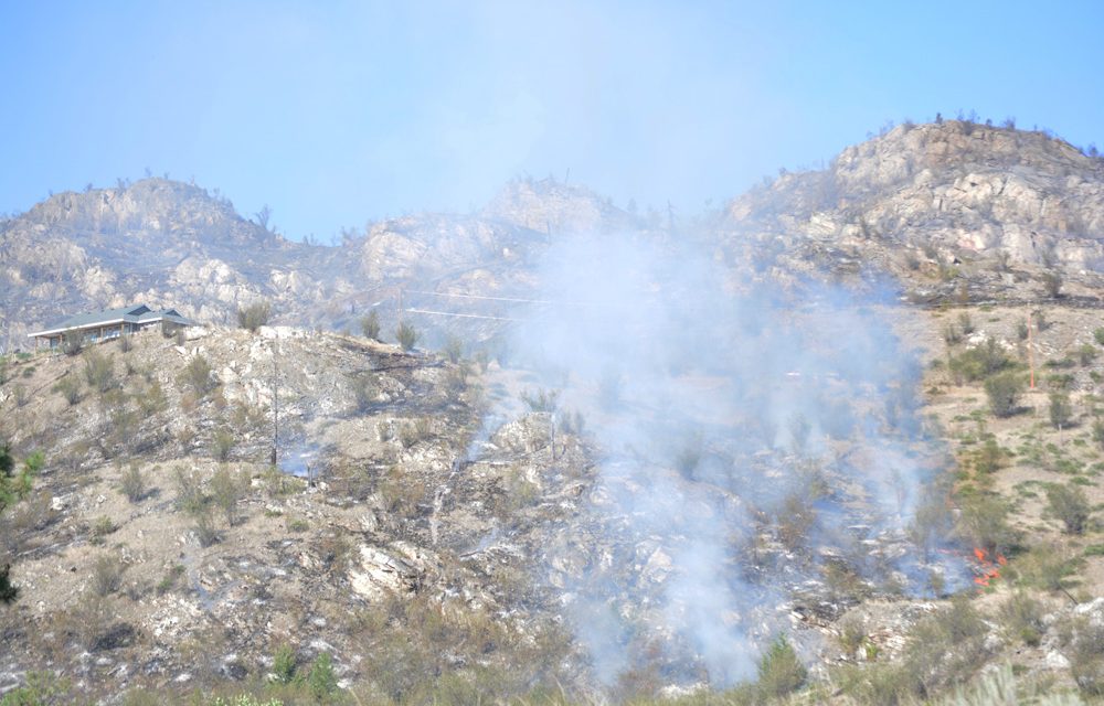 Spot fires still burning in Fairview/Willowbrook