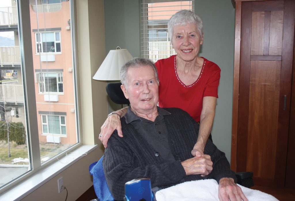Harry and Irma Dick first met almost 60 years ago when she was visiting Winnipeg with her family from Vancouver. Harry was so smitten, he wrote her a love letter that was waiting for her when she returned to the West Coast. He visited her shortly thereafter, got a job in Vancouver, they fell in love and they have been married for almost 58 years. (Keith Lacey photo)