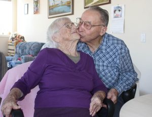 Martin and Josephine Reynders met in their hometown in Holland at the end of the Second World War and have seldom spent a day apart since. The retired farmers from Saskatchewan moved to Osoyoos to retire several years ago. They will be celebrating their 67th wedding anniversary this fall. (Keith Lacey photo)