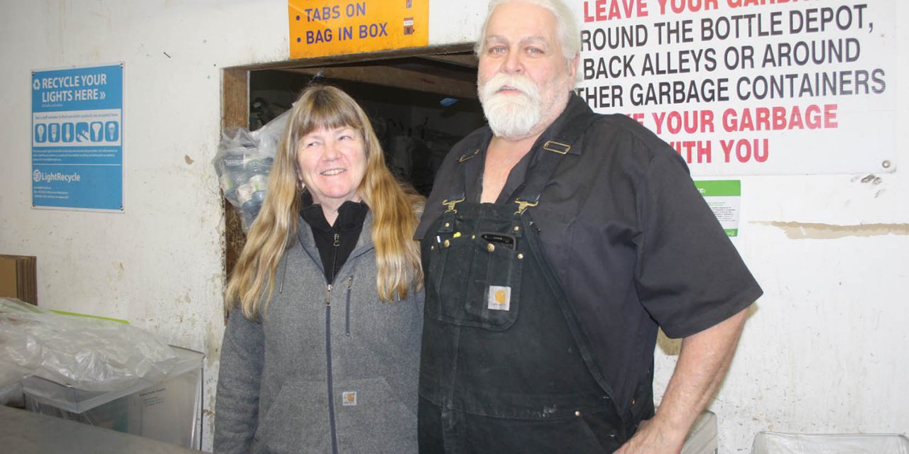 Bottle depot owners will match donations by the public this month to local food bank
