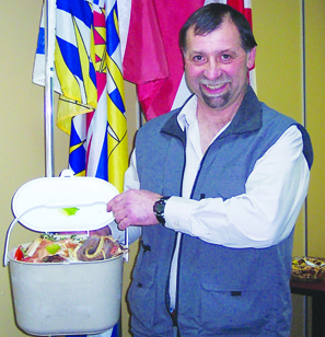 PHOTO SUPPLIED Mark Pendergraft, the chair of the board with the RDOS, is very pleased the federal government and Federation of Canadian Municipalities have provided $175,000 in funding so the Regional District can expand its composting programs.