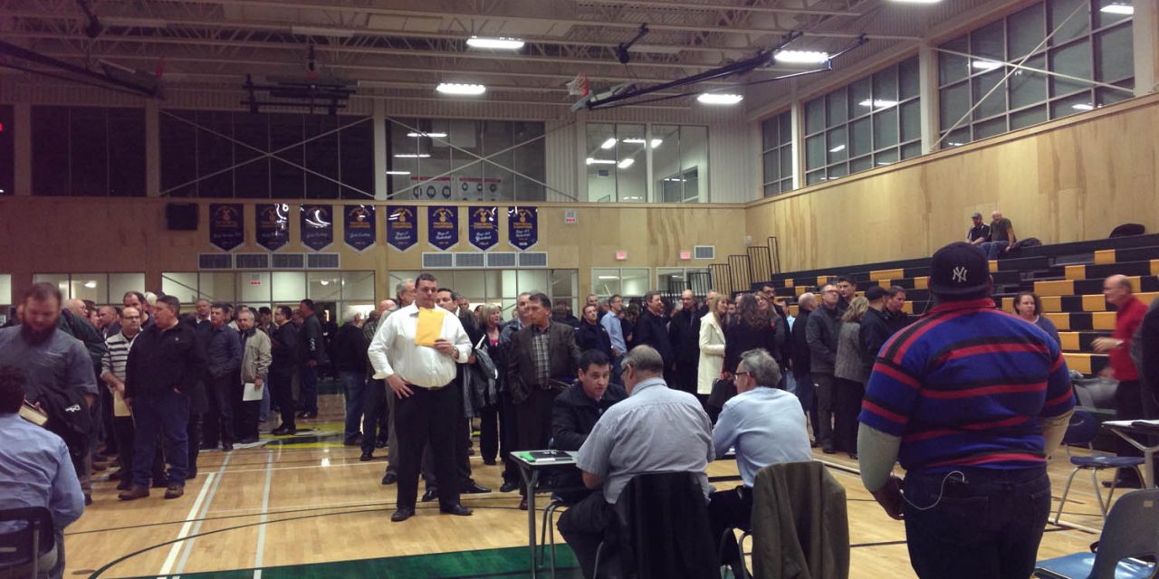 Full house of business owners from region meet with contractor hired to build new jail