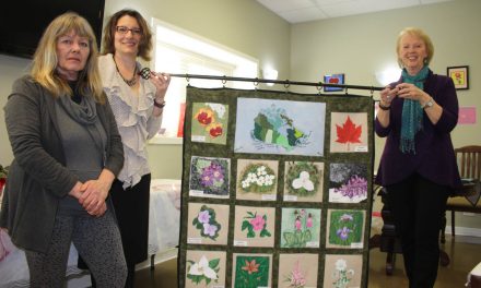 Award-winning artistic quilter showcases work to new seniors art group in Osoyoos
