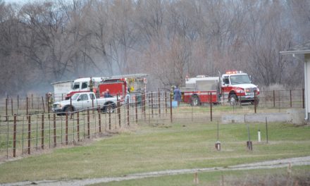 Fire gets away, burns fence