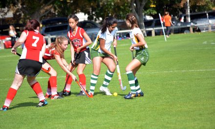 Hornets win, lose, tie in field hockey tournament