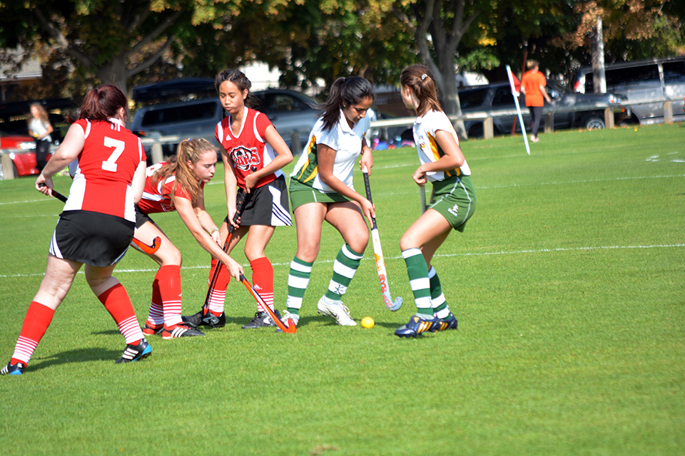 Hornets win, lose, tie in field hockey tournament