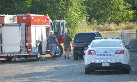 Firefighters assisting RCMP with investigation