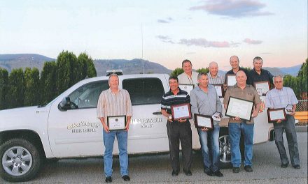 Nine Osoyoos firefighters recognized for long service