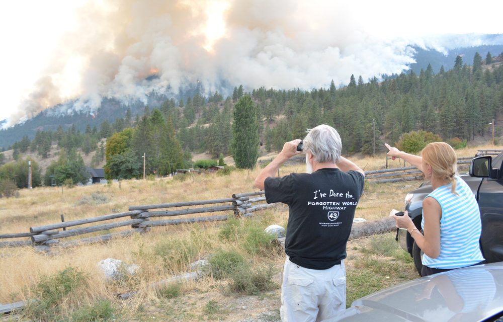 ‘Controlled’ burn draws many spectators